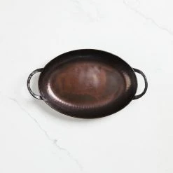 Smithey Ironware Co Cast Iron Smithey Ironware Carbon Steel Oval Roaster