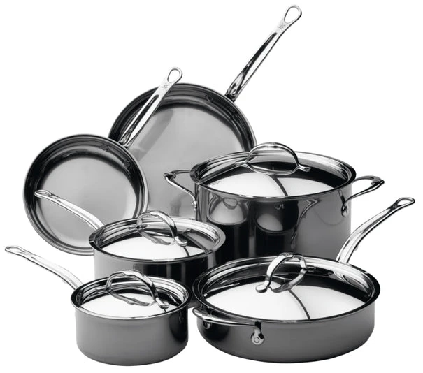 Saucepans & Saucers Hestan NanoBond Titanium Ultimate Set, 10-Piece 1 Saucepans & Saucers Hestan NanoBond Titanium Ultimate Set, 10-Piece