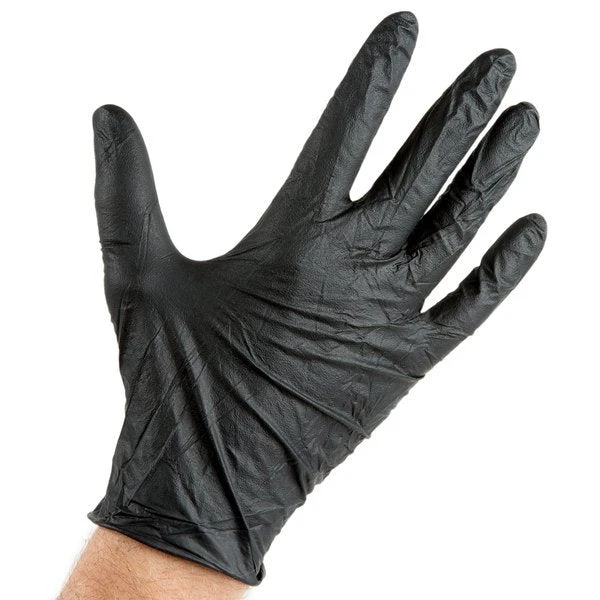 West Chester Lavex Industrial Black Powder-Free Nitrile 100PK Disposable Gloves 2 West Chester Lavex Industrial Black Powder-Free Nitrile 100PK Disposable Gloves