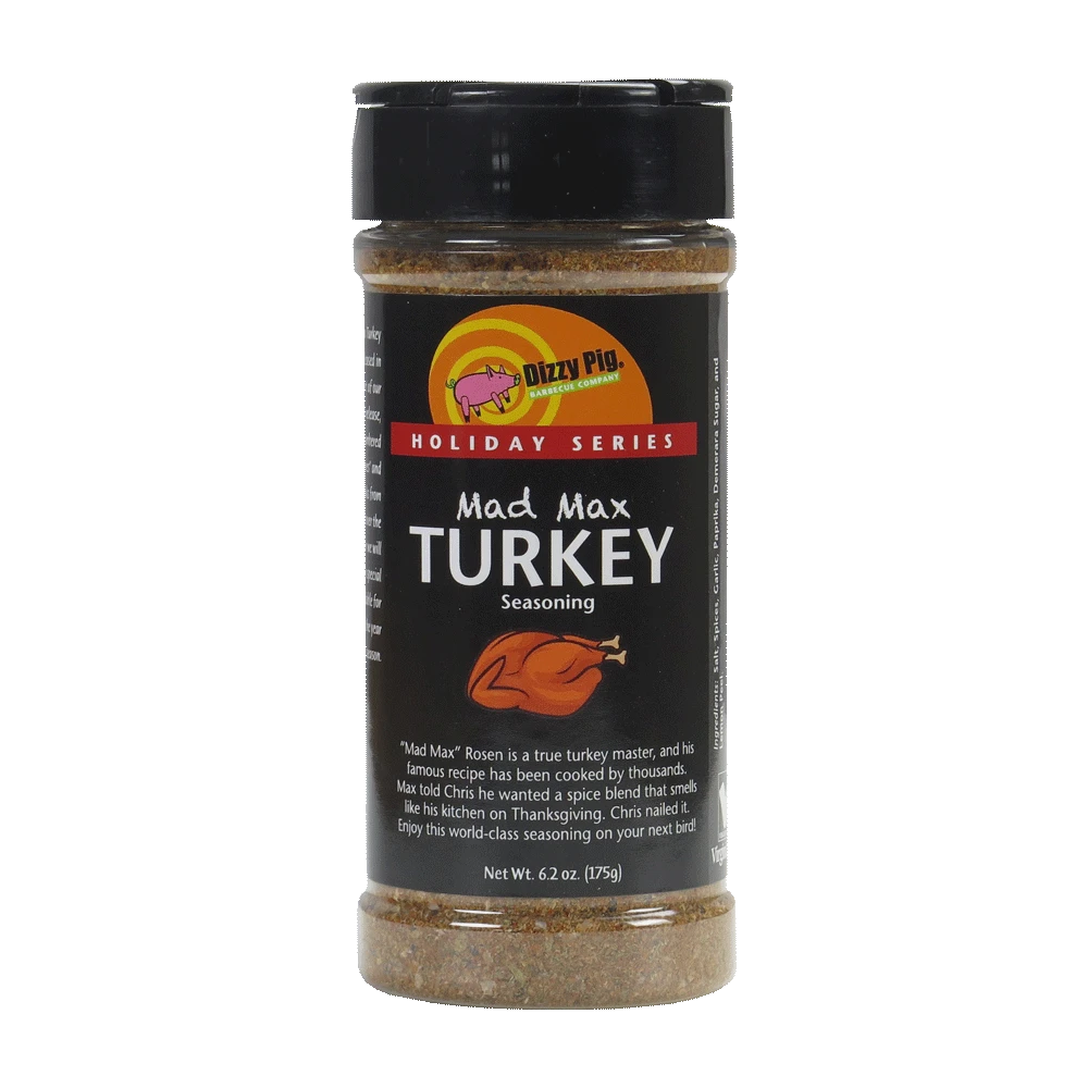 Dizzy Pig: Mad Max Turkey Seasoning Shop All Rubs 1 Dizzy Pig: Mad Max Turkey Seasoning Shop All Rubs