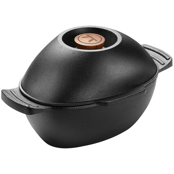 Fox Run Brands Outset Cast Iron Mussel Pot 1 Fox Run Brands Outset Cast Iron Mussel Pot
