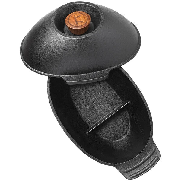 Fox Run Brands Outset Cast Iron Mussel Pot 2 Fox Run Brands Outset Cast Iron Mussel Pot