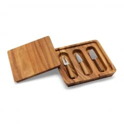 Fox Run Brands Ironwood Gourmet Cheese Board And Knife Set Knife Sets