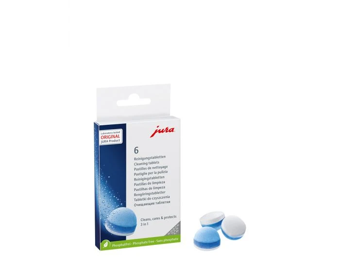 JURA 3-Phase Cleaning Tablets (6 PK) Coffee Machine Accessories 2 JURA 3-Phase Cleaning Tablets (6 PK) Coffee Machine Accessories