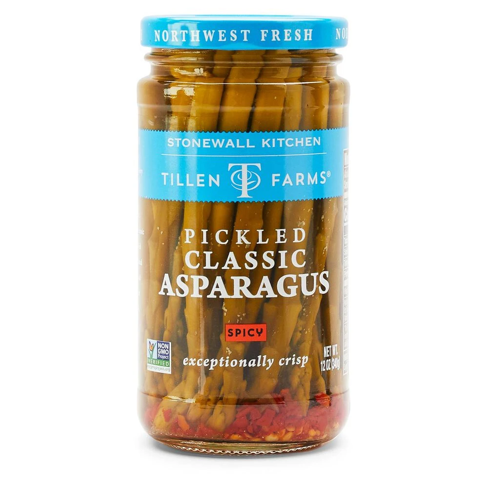 Stonewall Kitchen Tillen Farms Spicy Pickled Asparagus 1 Stonewall Kitchen Tillen Farms Spicy Pickled Asparagus