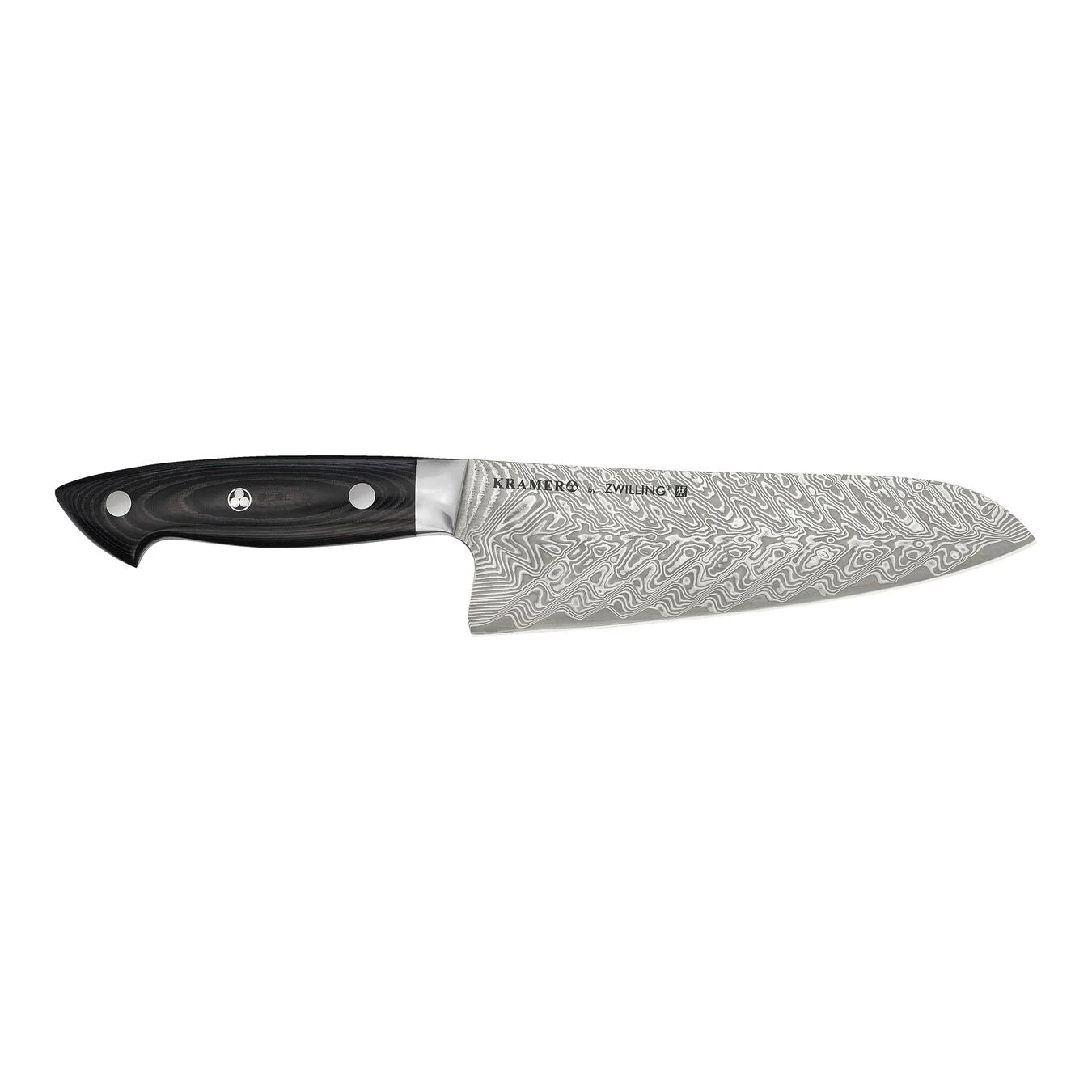 Zwilling Bob Kramer – Euroline Stainless Damascus Collection: 7" Santoku Knife 1 Zwilling Bob Kramer – Euroline Stainless Damascus Collection: 7" Santoku Knife