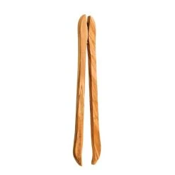 Harold Import Co. Eddington's Olive Wood Hinged Tongs
