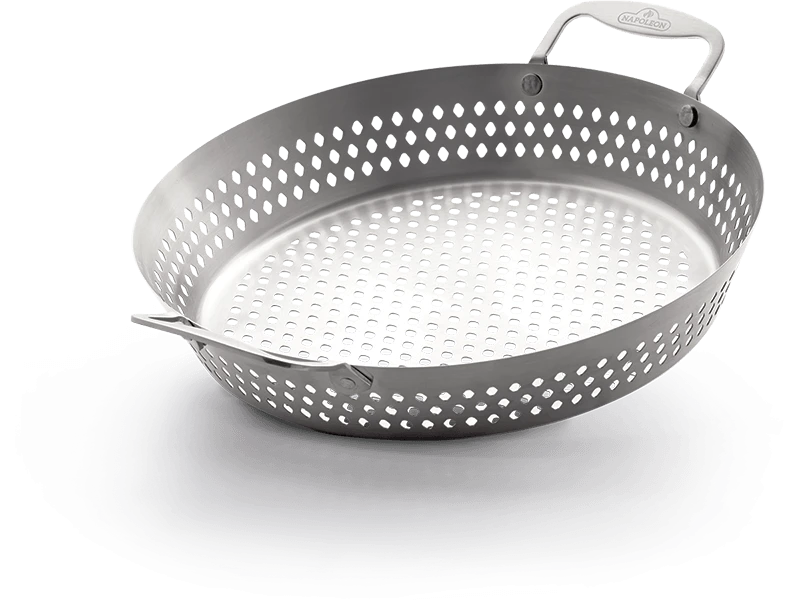 Napoleon Stainless Steel Grilling Wok 1 Napoleon Stainless Steel Grilling Wok