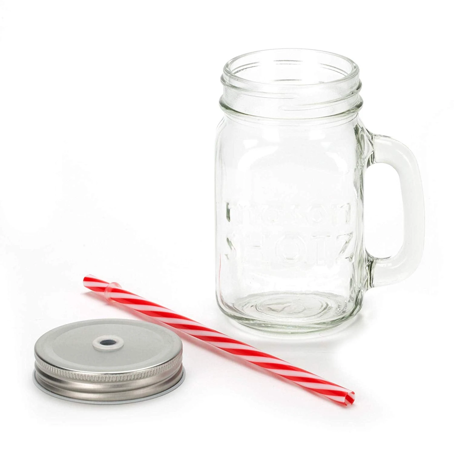 Ball Pint 16 Oz. Glass Drinking Mason Jars, 4 Count 1 Ball Pint 16 Oz. Glass Drinking Mason Jars, 4 Count