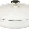 Lodge Cast Iron Lodge 3.6 Quart Oyster White Casserole Cast Iron