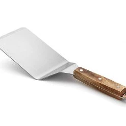 Fox Run Brands Outset Jackson Acacia Heavy Turner BBQ Utensils