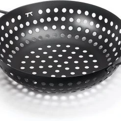 Fox Run Brands Grill Pans, Griddles & Presses Outset Non-Stick Round Grill Wok