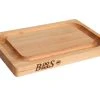 John Boos BoosBlock Chop N' Slice Maple Cutting Board Size: 12 X 8 X1 W/ Groove