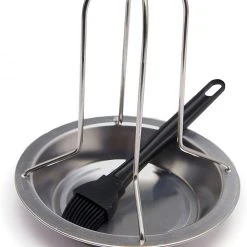 Baskets, Toppers, Racks, Trays, & Grids Grill Pro Stainless Steel Chicken Roaster