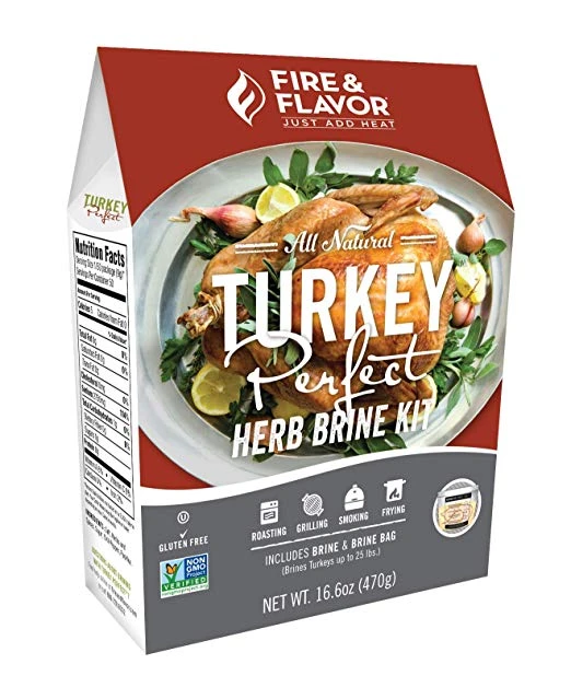 Fire And Flavor Brines, Injections & Marinades Turkey Perfect Herb Brining Kit 1 Fire And Flavor Brines, Injections & Marinades Turkey Perfect Herb Brining Kit