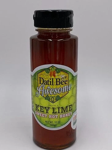 Syrups & Honeys Datil Bee Awesome Sweet Hot Honey- Key Lime Flavor 1 Syrups & Honeys Datil Bee Awesome Sweet Hot Honey- Key Lime Flavor