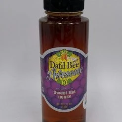 Datil Bee Awesome Sweet Hot Honey- Original Syrups & Honeys