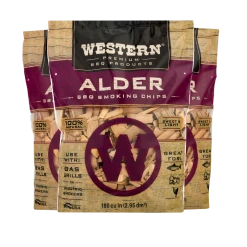 Wood Chunks & Wood Chips Western Alder BBQ Smoking Chips