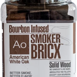 Cleveland Whiskey Wood Chunks & Wood Chips Smoker Bricx: American Oak