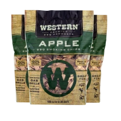 Western Apple BBQ Smoking Chips Wood Chunks & Wood Chips
