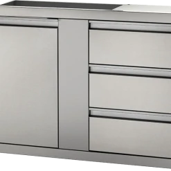 Napoleon 42" X 24" Large Single Door & Triple Drawer