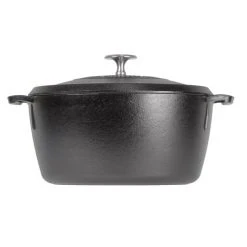Lodge Cast Iron Lodge Blacklock *02* 5.5 Quart Triple Seasoned Cast Iron Dutch Oven