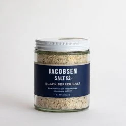 Seasonings Jacobsen Salt Co. Infused Black Pepper Salt 4.23oz