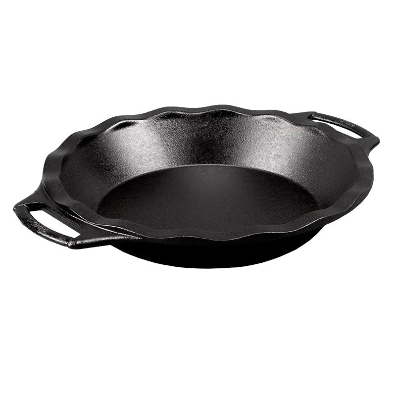 Lodge Cast Iron Frying Pans & Skillets Lodge 9 Inch Seasoned Cast Iron Pie Pan 1 Lodge Cast Iron Frying Pans & Skillets Lodge 9 Inch Seasoned Cast Iron Pie Pan