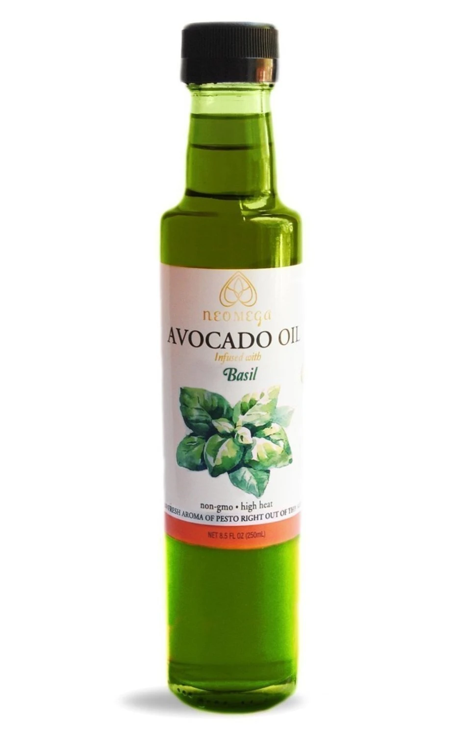 Neomega Basil Infused Avocado Oil 8 Oz (250 ML) 1 Neomega Basil Infused Avocado Oil 8 Oz (250 ML)