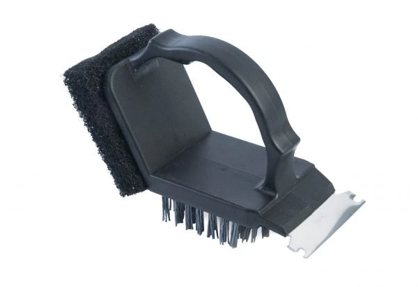 Charcoal Companion Plastic 2 In 1 Safe-Scrub Grill Brush, Regular, Black Brushes, Scrubbers & Scrapers 1 Charcoal Companion Plastic 2 In 1 Safe-Scrub Grill Brush, Regular, Black Brushes, Scrubbers & Scrapers