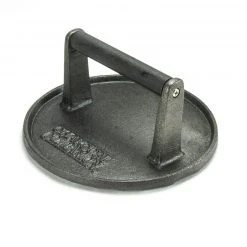 Grill Pans, Griddles & Presses Charcoal Companion Cast Iron Round Grill Press