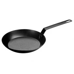 Lodge Cast Iron Lodge 10 Inch Seasoned Carbon Steel Skillet With Silicone Handle Holder