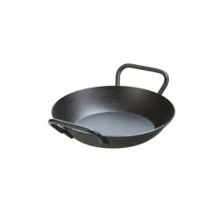 Lodge Cast Iron Lodge 8 Inch Seasoned Carbon Steel Dual Handle Pan
