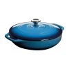 Lodge Cast Iron Lodge 3.6 Quart Blue Casserole