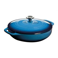 Lodge Cast Iron Lodge 3.6 Quart Blue Casserole