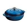 Lodge Cast Iron Dutch Ovens Lodge 3 Quart Enameled Dutch Oven, Blue