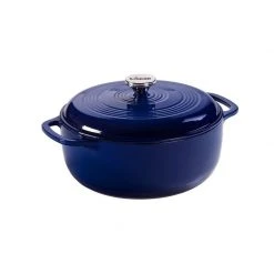 Lodge Cast Iron Lodge 6 Quart Enameled Dutch Oven, Indigo
