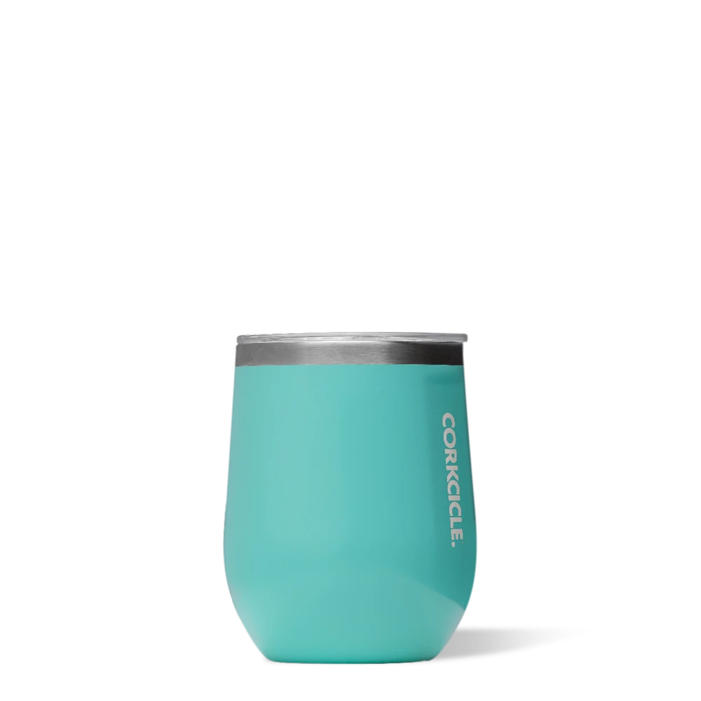 Corkcicle. Turquoise Classic Stemless 12oz Wine Cup 1 Corkcicle. Turquoise Classic Stemless 12oz Wine Cup