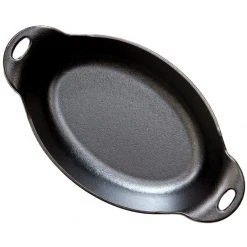 Lodge Cast Iron Lodge Heat-Treated 36 Ounce Oval Cast Iron Server