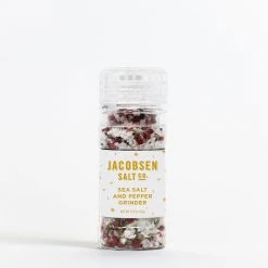 Seasonings Jacobsen Salt Co. Holiday Sea Salt & Pepper Grinder 2.57oz
