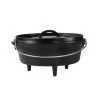 Lodge Cast Iron Lodge 14 Inch / 10 Quart Cast Iron Deep Camp Dutch Oven