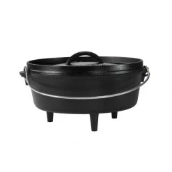 Lodge Cast Iron Lodge 14 Inch / 10 Quart Cast Iron Deep Camp Dutch Oven