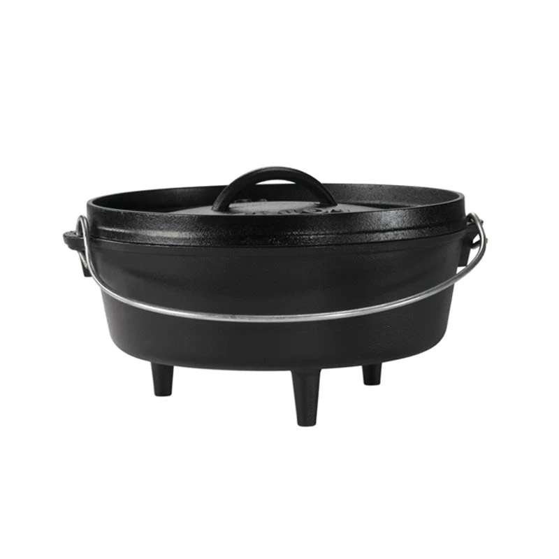 Lodge Cast Iron Lodge 14 Inch / 10 Quart Cast Iron Deep Camp Dutch Oven 1 Lodge Cast Iron Lodge 14 Inch / 10 Quart Cast Iron Deep Camp Dutch Oven