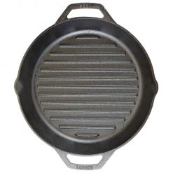 Lodge Cast Iron Frying Pans & Skillets Lodge 12" Dual Handle Cast Iron Grill Pan