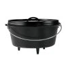 Lodge Cast Iron Lodge 10 Inch / 5 Quart Cast Iron Deep Camp Dutch Oven Dutch Ovens