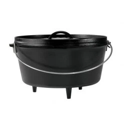 Lodge Cast Iron Lodge 10 Inch / 5 Quart Cast Iron Deep Camp Dutch Oven Dutch Ovens