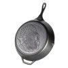 Lodge Cast Iron Lodge Wildlife Series™ 13.25 Inch Cast Iron Turkey Skillet