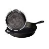 Lodge Cast Iron Lodge 10.25 Inch Cast Iron Skillet With Buffalo Nickel Logo Frying Pans & Skillets