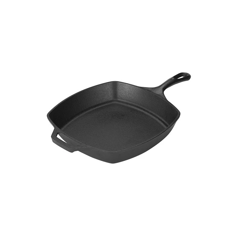 Lodge Cast Iron Frying Pans & Skillets Lodge 10.5 Inch Square Cast Iron Skillet, Fits 10 Inch Square Glass Lid 1 Lodge Cast Iron Frying Pans & Skillets Lodge 10.5 Inch Square Cast Iron Skillet, Fits 10 Inch Square Glass Lid