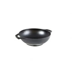 Lodge Cast Iron Grill Pans, Griddles & Presses Lodge 9 Inch Cast Iron Mini Wok, With Loop Handles